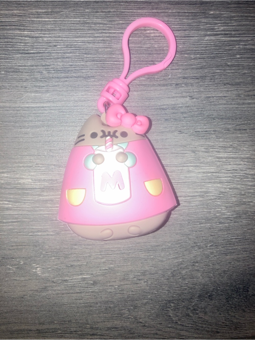 Sanrio Pink Kitty Silicone Bag Charm Keychain